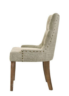 Silla auxiliar tapizada Yotam de 96 cm (juego de 2)
