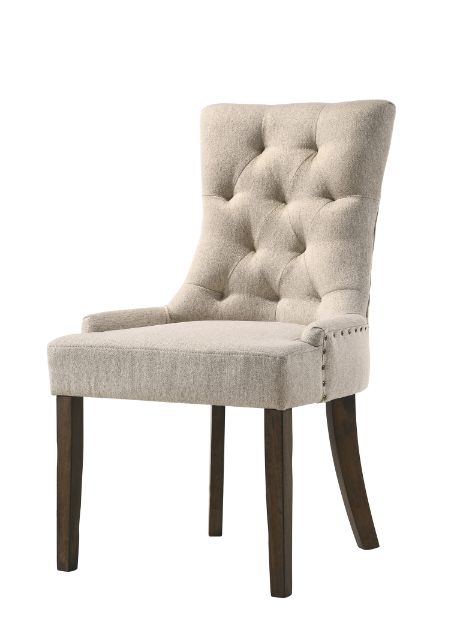 Silla auxiliar tapizada Farren de 96 cm de alto (juego de 2)