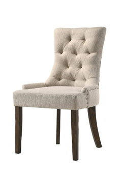 Silla auxiliar tapizada Farren de 96 cm de alto (juego de 2)