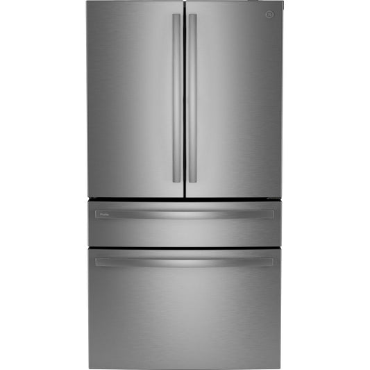 GE Profile 36-inch, 28.7 cu. ft. French 4-Door Refrigerator with Dual-Dispense AutoFill Pitcher PGE29BYTFS IMAGE 1