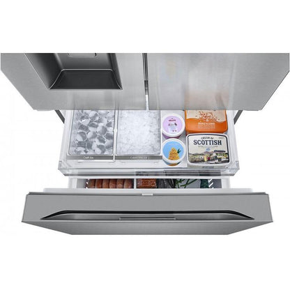  LG 36-inch, 30.7 cu. ft. French 3-Door Refrigerator with Wi-Fi LRYXS3106S IMAGE 3