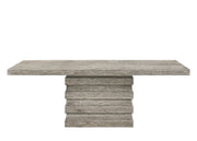 Mesa de comedor rectangular Faustine de 84" de largo