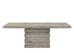 Mesa de comedor rectangular Faustine de 84" de largo