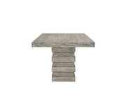 Mesa de comedor rectangular Faustine de 84" de largo