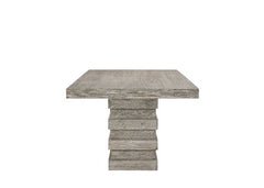 Mesa de comedor rectangular Faustine de 84" de largo