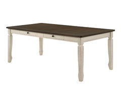 Mesa de comedor rectangular Fedele de 78" de largo