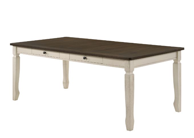 Mesa de comedor rectangular Fedele de 78" de largo