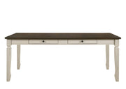 Mesa de comedor rectangular Fedele de 78" de largo
