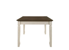 Mesa de comedor rectangular Fedele de 78" de largo