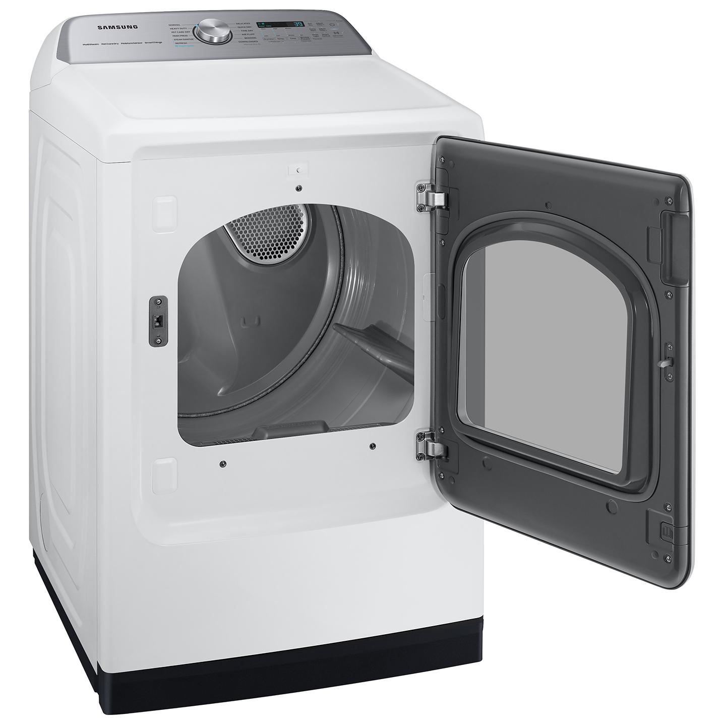  Samsung 7.4 cu.ft. Electric Dryer with Pet Care Dry and Steam Sanitize+ DVE54CG7150WA3 IMAGE 3