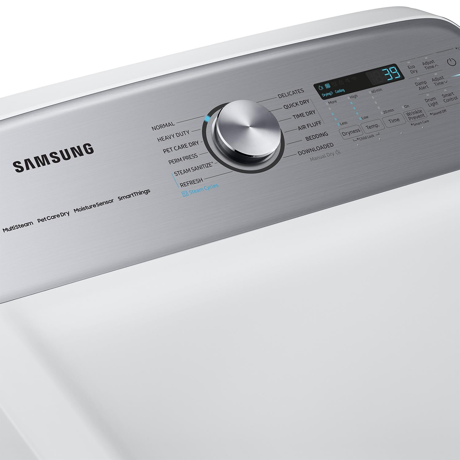  Samsung 7.4 cu.ft. Electric Dryer with Pet Care Dry and Steam Sanitize+ DVE54CG7150WA3 IMAGE 4