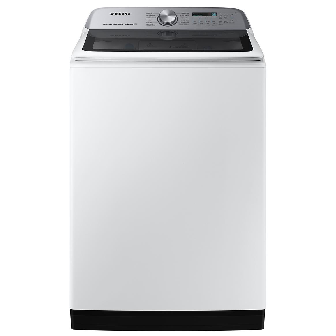  Samsung 5.4 cu.ft. Top Loading Washer with Pet Care Solution and Super Speed Wash WA54CG7150AWA4 IMAGE 1