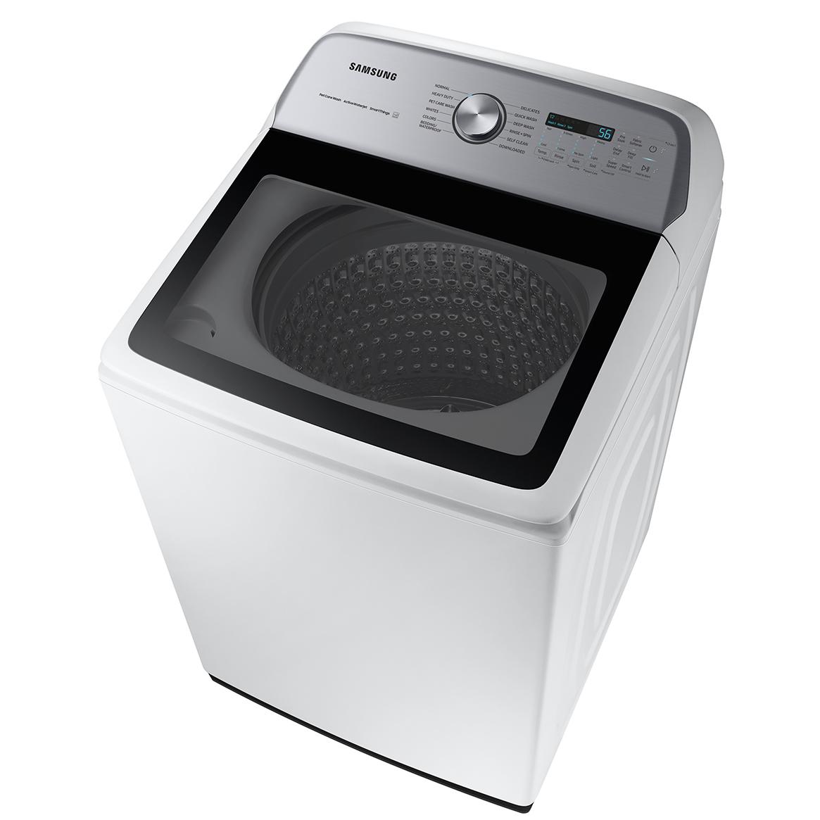  Samsung 5.4 cu.ft. Top Loading Washer with Pet Care Solution and Super Speed Wash WA54CG7150AWA4 IMAGE 3