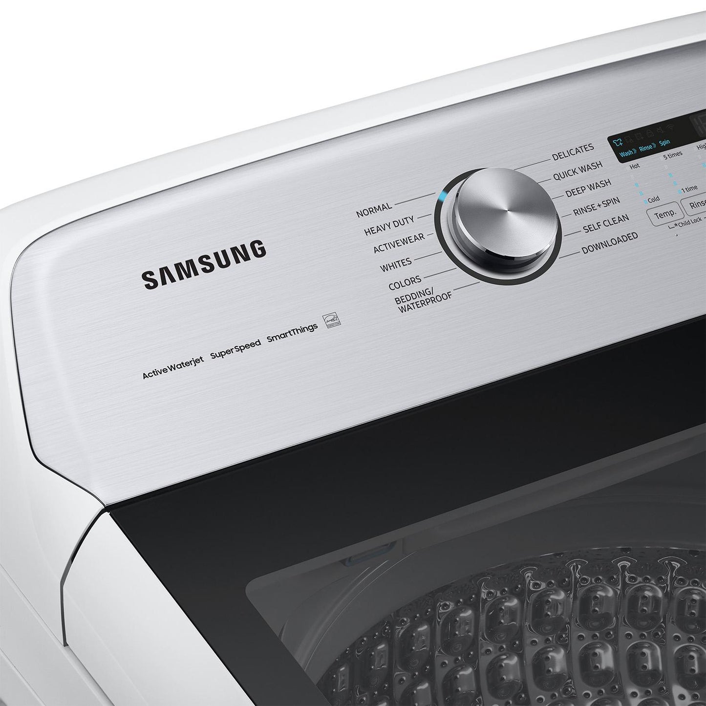  Samsung 5.4 cu.ft. Top Loading Washer with ActiveWave™ Agitator WA54CG7105AWUS IMAGE 7