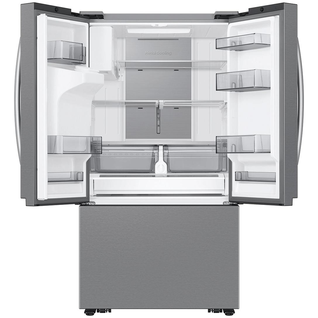  Samsung 36-inch, 25 cu. ft. Counter-Depth French 3-Door Refrigerator with Family Hub™ RF27CG5900SRAA IMAGE 2