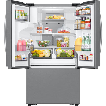 Samsung 36-inch, 31 cu. ft. French 3-Door Refrigerator with SmartThings Energy RF32CG5400SRAA IMAGE 3