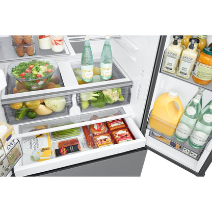 Samsung 36-inch, 31 cu. ft. French 3-Door Refrigerator with SmartThings Energy RF32CG5400SRAA IMAGE 6