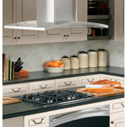 GE 36-inch Island Mount Hood UVI7361SWSS IMAGE 3