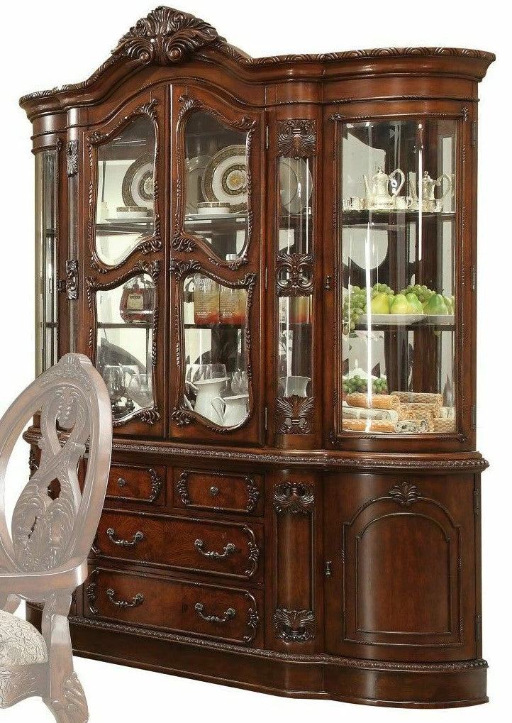 Rovledo Dining Hutch Cherry