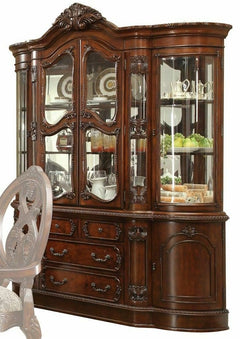 Rovledo Dining Hutch Cherry