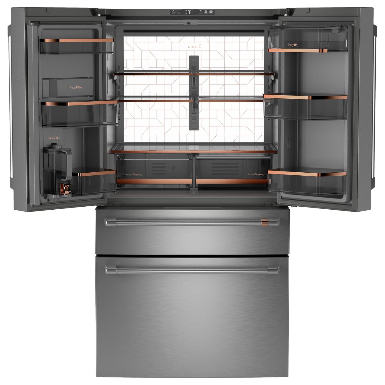  Café 36-inch 28.7 cu. ft. French 4-Door Refrigerator CGE29DP2TS1 IMAGE 2