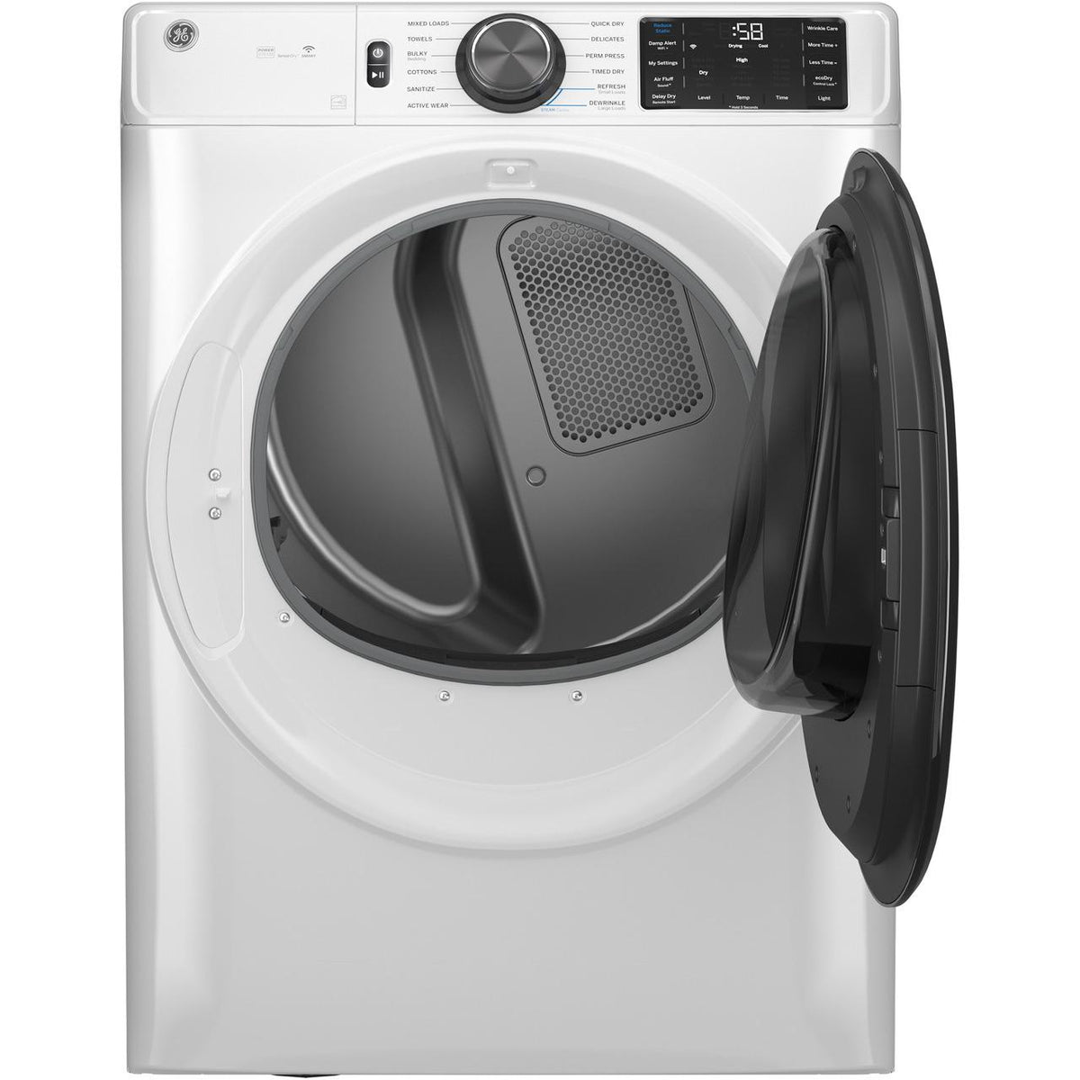  GE 7.8 cu.ft. Electric Dryer with Steam GFD65ESSVWW IMAGE 2