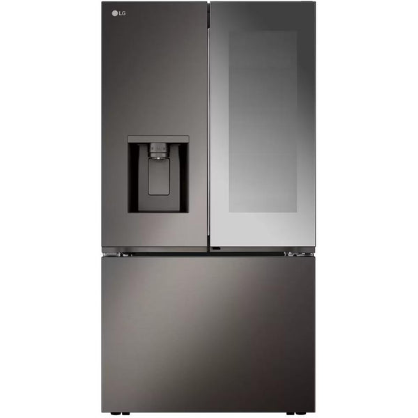 LG 36-inch, 26 cu. ft. Counter-Depth MAX™ French 3-Door Refrigerator with Mirror InstaView® LRYKC2606D