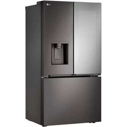LG 36-inch, 26 cu. ft. Counter-Depth MAX™ French 3-Door Refrigerator with Mirror InstaView® LRYKC2606D IMAGE 2