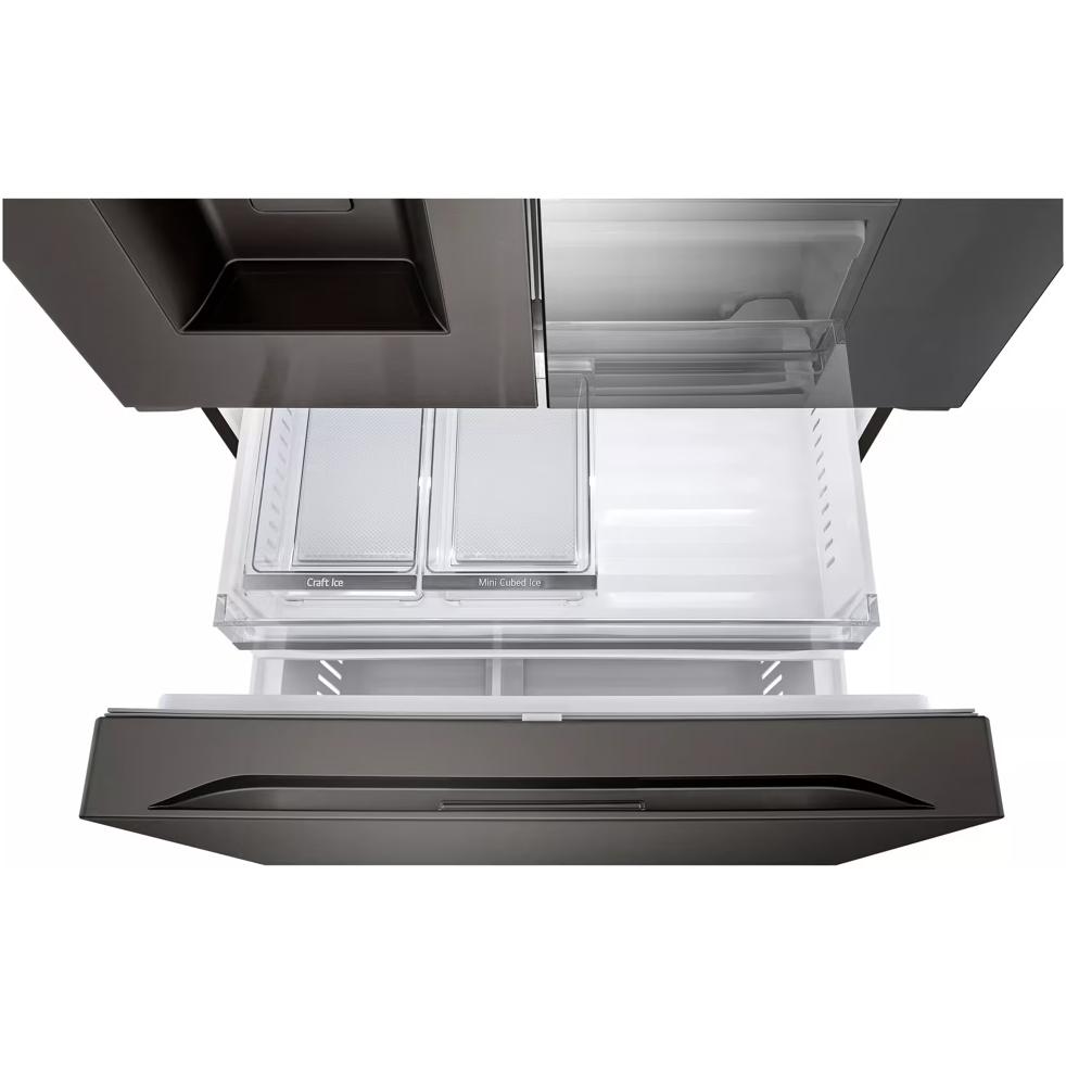 LG 36-inch, 26 cu. ft. Counter-Depth MAX™ French 3-Door Refrigerator with Mirror InstaView® LRYKC2606D IMAGE 4