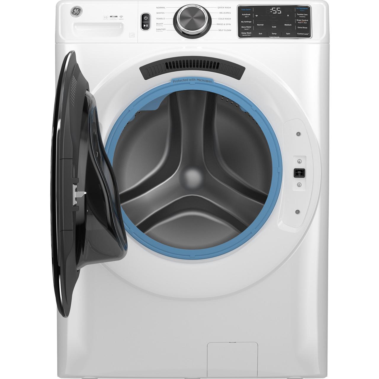  GE 4.6 cu. ft. Front Load Washer with OdorBlock™ GFW510SCVWW IMAGE 2
