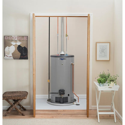  GE 50 Gallon Short Residential Natural Gas Water Heater GG50S12BXR IMAGE 2