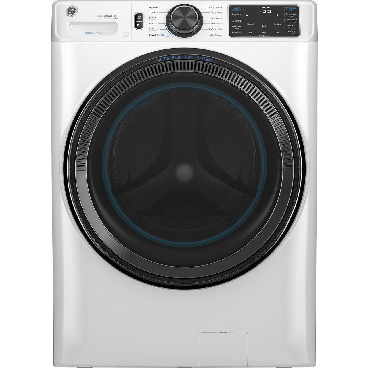  GE 5.0 cu. ft. Front Loading Washer with SmartDispense™ GFW655SSVWW IMAGE 1