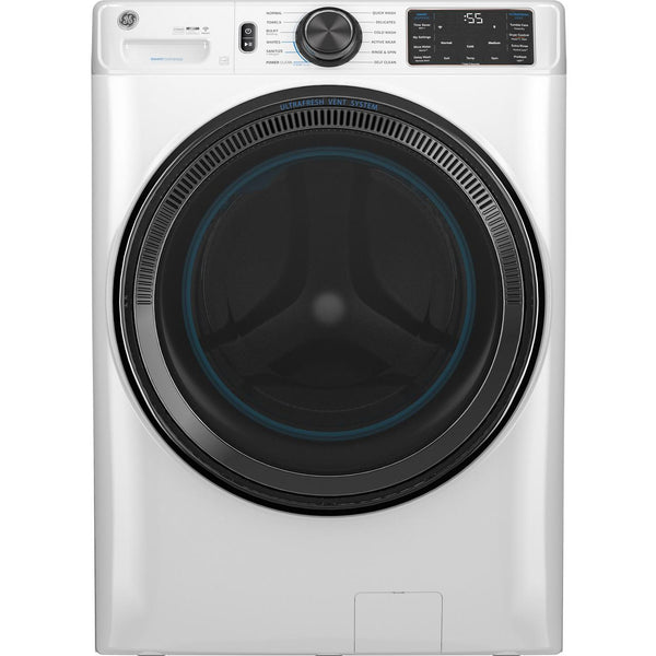 GE 5.0 cu. ft. Front Loading Washer with SmartDispense™ GFW655SSVWW