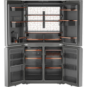  Café 36-inch, 27.4 cu. ft. French 4-Door Refrigerator with Dual-Dispense AutoFill Pitcher CAE28DM5TS5 IMAGE 3