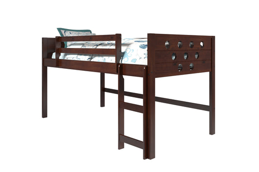 Circles Cappuccino Low Loft Bed