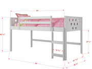 Circles Low Loft Bed
