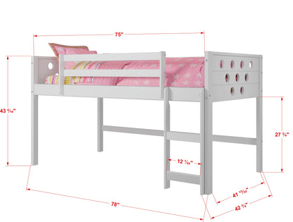 Circles Low Loft Bed