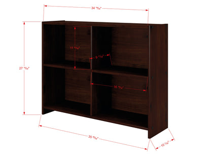 Circles Cappuccino Bookcase