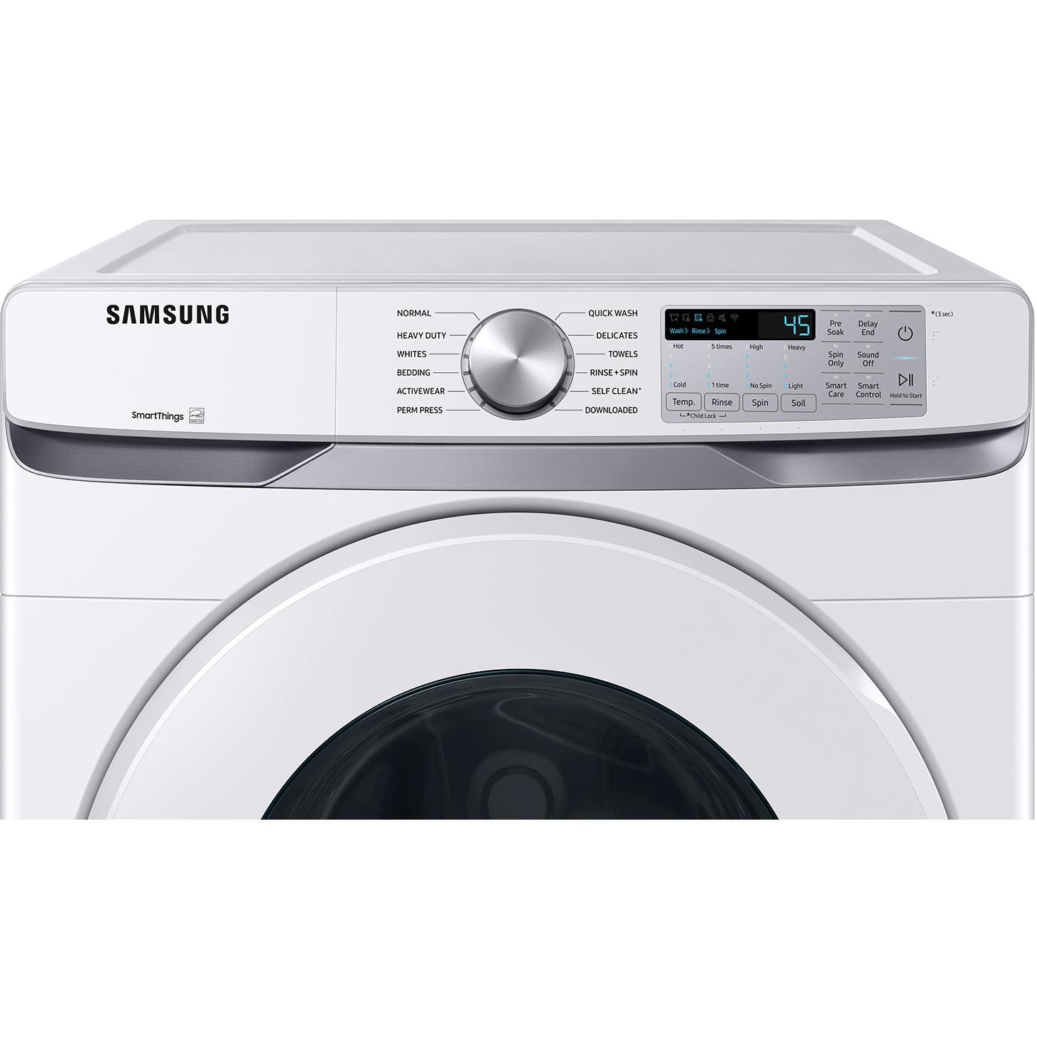  Samsung Front Loading Washer with SmartThings Wi-Fi WF51CG8000AWA5 IMAGE 2