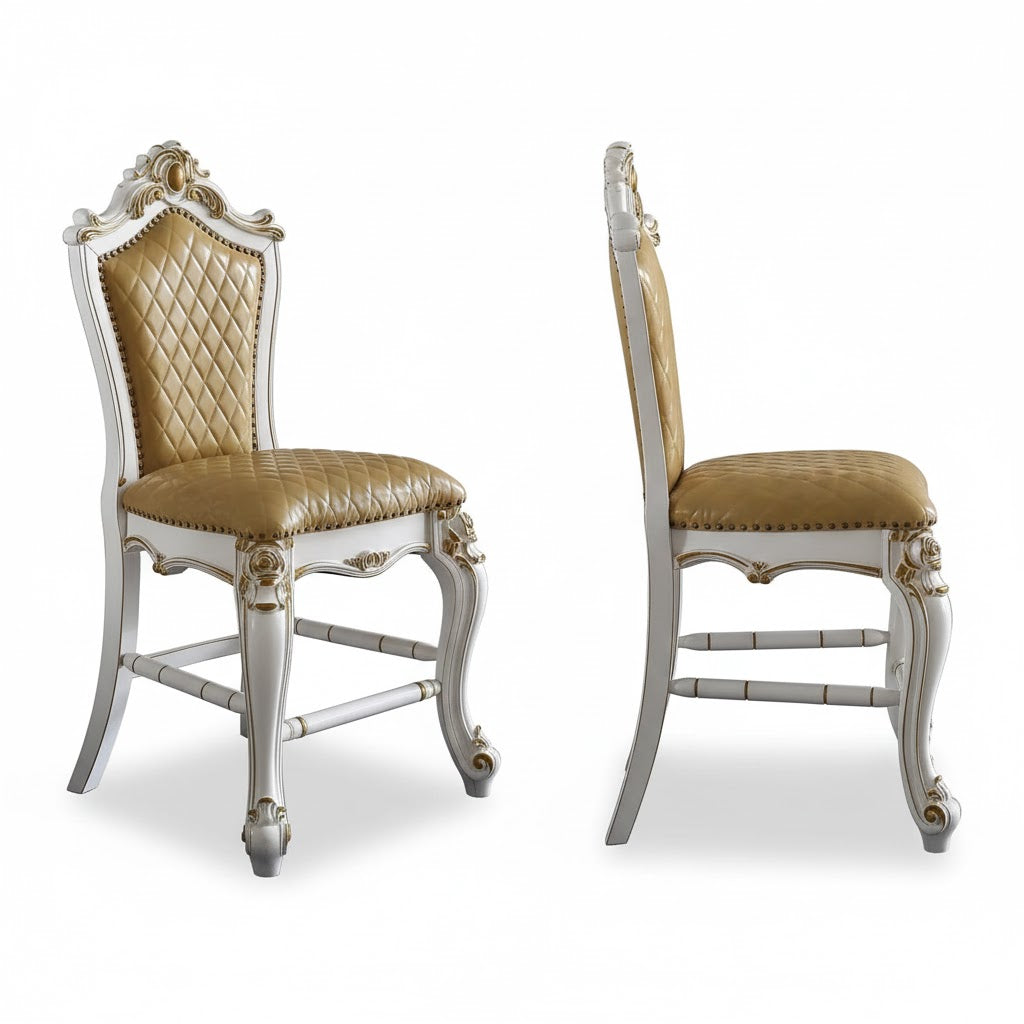 Picardy 48"H Upholstered Counter Height Chair (Set-2)