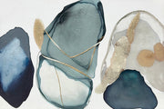 ''Seabreeze Mineral Essence'' Hand-painted Wrapped Canvas