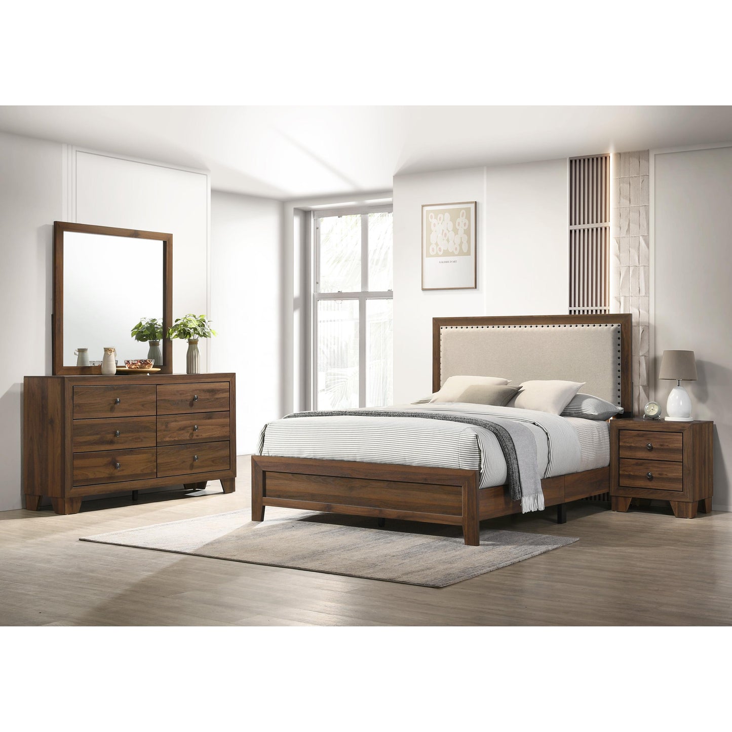  Crown Mark Millie B9255-F-BED Full Upholstered Bed IMAGE 3