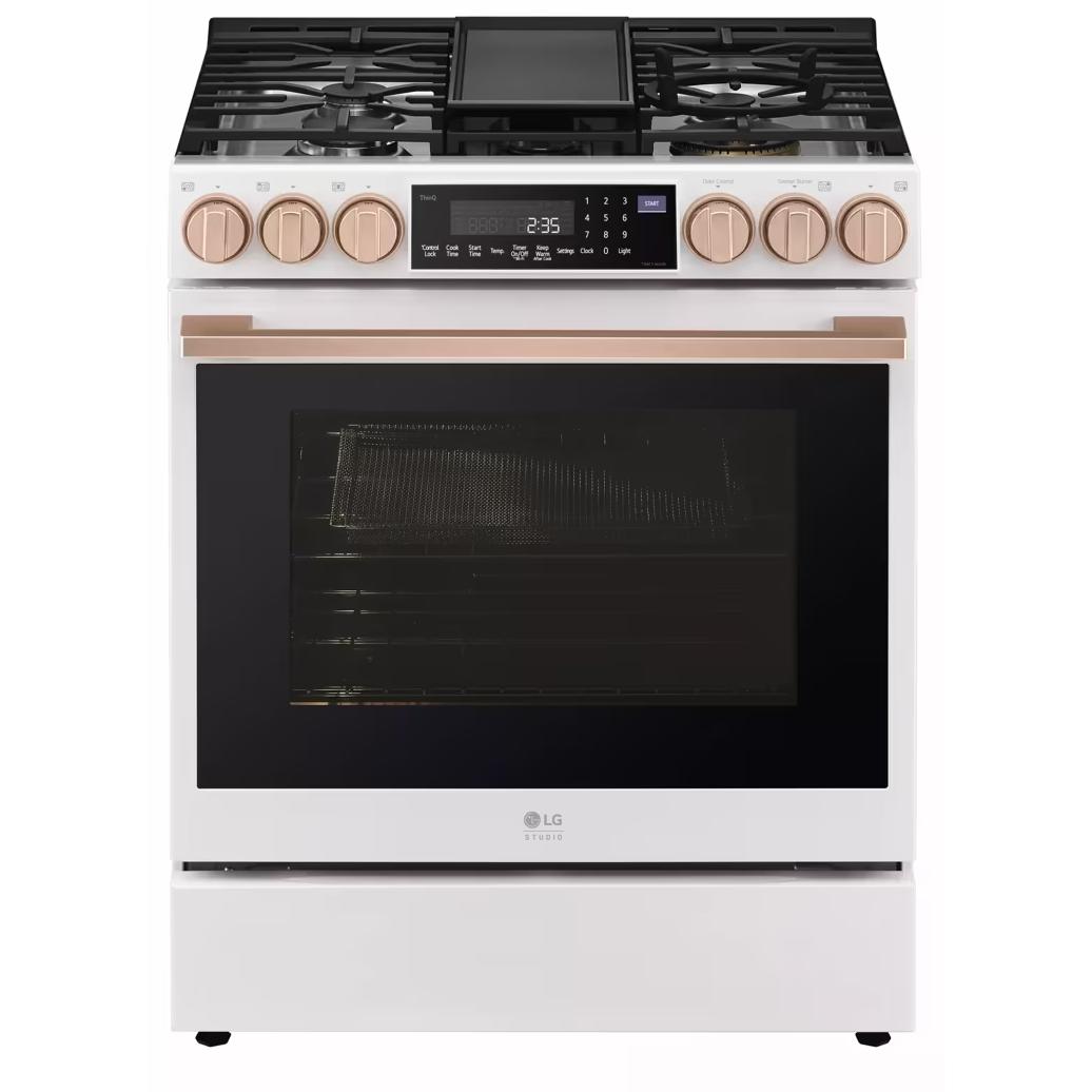  LG STUDIO Studio 30-inch Slide-in Gas Range with Convection Technology LSGS6338N IMAGE 1