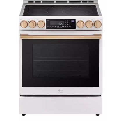  LG STUDIO 30-inch Freestanding Electric Slide-in Range with ProBake Convection ™ Technology LSES6338N IMAGE 1