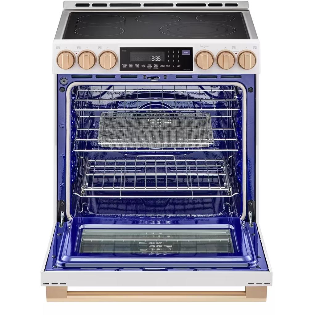  LG STUDIO 30-inch Freestanding Electric Slide-in Range with ProBake Convection ™ Technology LSES6338N IMAGE 2