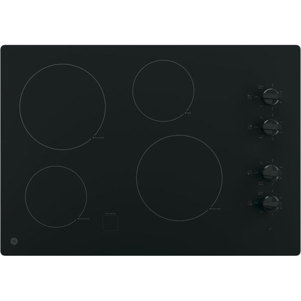 GE 30-inch Built-in Electric Cooktop JP3030DWBB