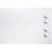  GE 30-inch Built-in Electric Cooktop JP3030TWWW IMAGE 1
