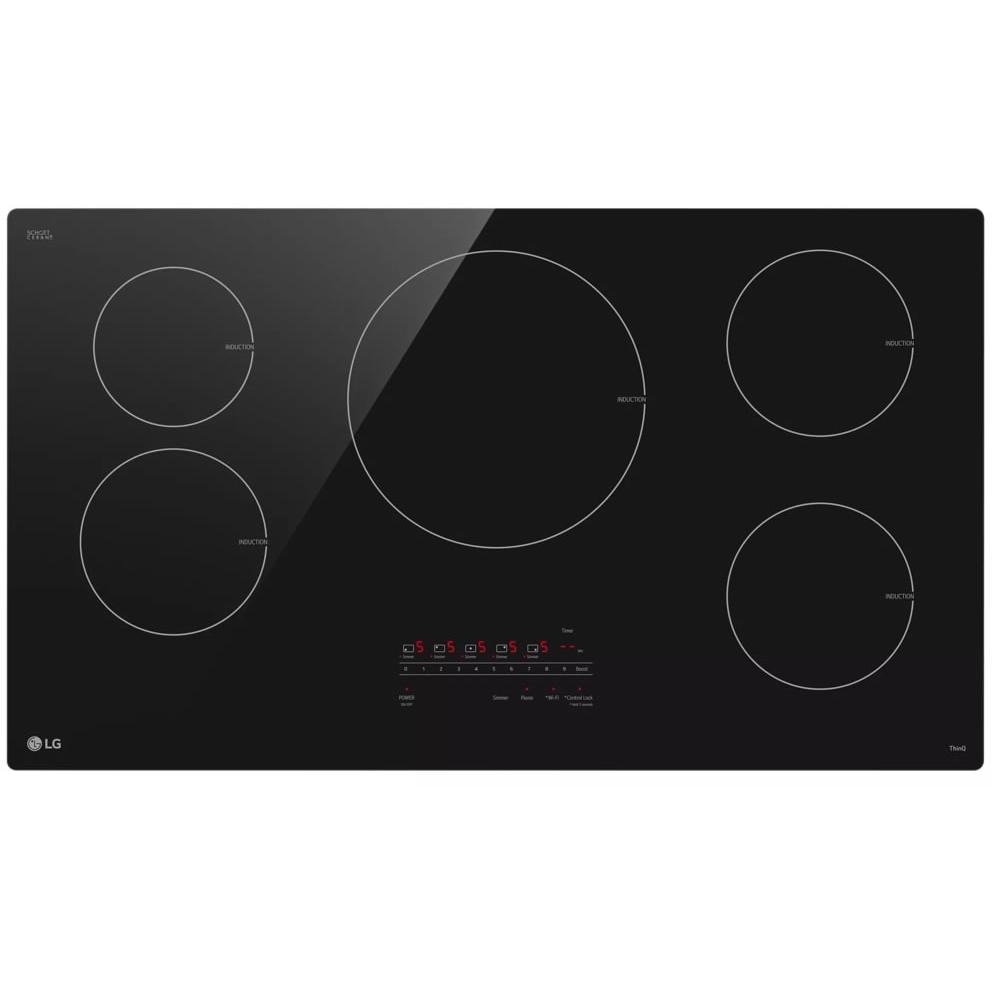 LG 36-inch Built-In Induction Cooktop with UltraHeat™ CBIH3613BE IMAGE 1