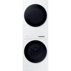  Samsung Stacked Washer/Dryer Electric Laundry Center with Wi-Fi WH46DBH100EWA3 IMAGE 1