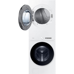  Samsung Stacked Washer/Dryer Electric Laundry Center with Wi-Fi WH46DBH100EWA3 IMAGE 2